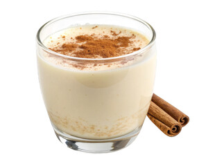 eggnog isolated on a transparent background.	