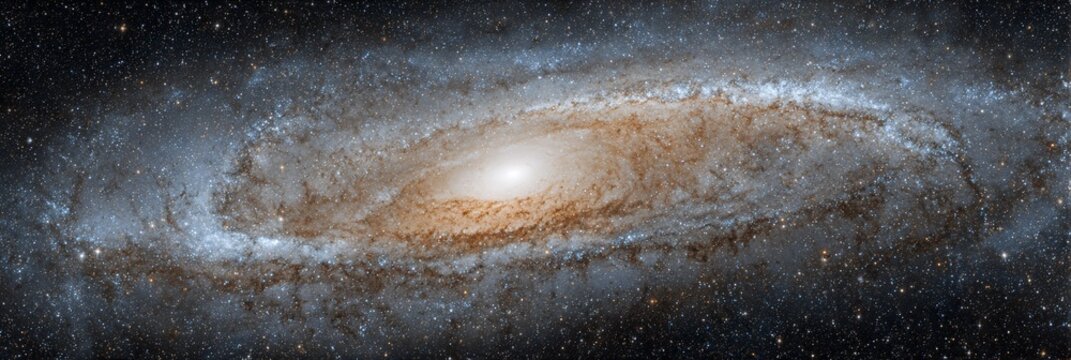 GALASSIA A SPIRALE ANDROMEDA: IMMAGINE HDR AD ALTA RISOLUZIONE