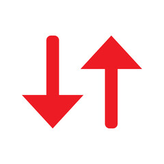 red arrow isolated 