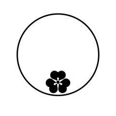 片喰紋・糸輪に小片喰（いとわにこかたばみ）/ 糸輪に豆片喰（いとわにまめかたばみ）