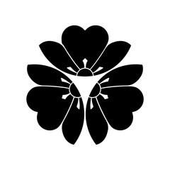 片喰紋・外三つ割り片喰（そとみつわりかたばみ）