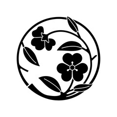 片喰紋・変り片喰の枝丸（かわりかたばみのえだまる）/ 変り片喰枝丸（かわりかたばみえだまる）