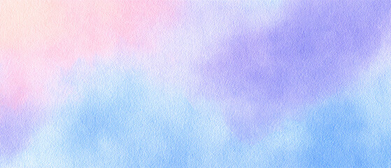 LAVANDA SUAVE Y MELOCOTÓN PÁLIDO: LAVADO DE ACUARELA ABSTRACTO