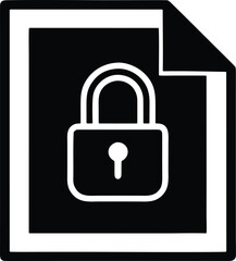 secure file vector icon.eps