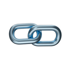 Obraz premium Close-up metallic chain links interconnected symbolizing connection strength security and unity on a transparent background