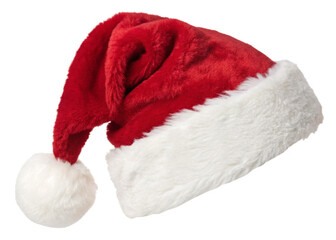  Santa hat isolated on a transparent background.	