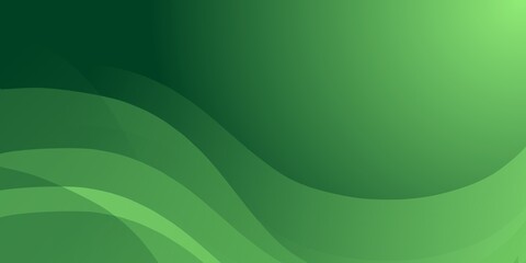 Abstract flowing dark green background with a soft color gradient.