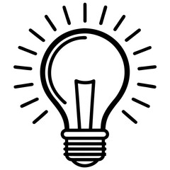light bulb vector illustration