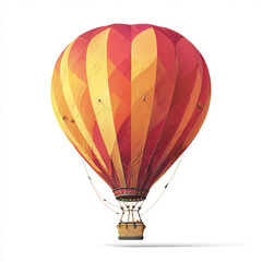 Naklejka premium vector hot air balloon
