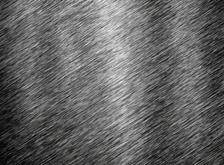 Metallic brushed gray diagonal texture