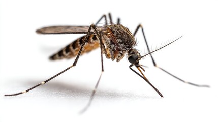 Fototapeta premium Mosquito insect close up pest control disease vector bite