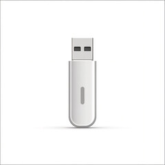 flat vector USB drive