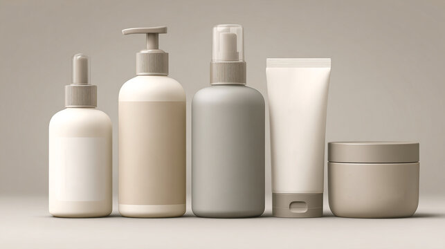 MOCKUP DI PACKAGING MINIMALISTA PER COSMETICI