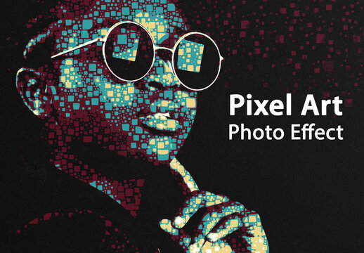 Pixel Art Photo Effect