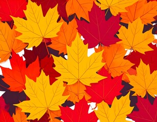 Obraz premium Autumn leaves background