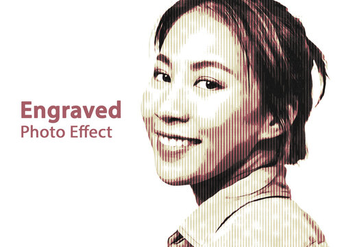 Engraved Photo Effect