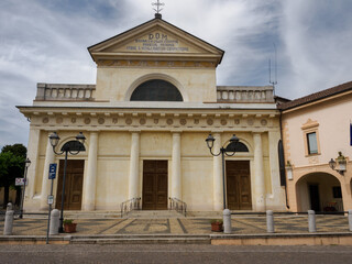 Obraz premium Beata Vergine Maria Assunta church in Frascarolo, Pavia, Italy