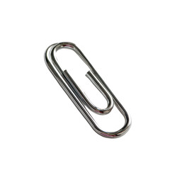 Magnetic paper clip holder with isoleted on transparent background .