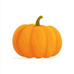 Obraz premium flat vector pumpkin