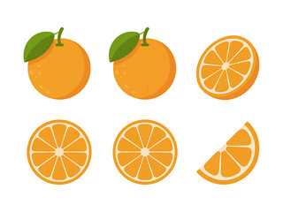 Fresh oranges whole and sliced isolated on white background vibrant and juicy illustration for healthy lifestyle promotion