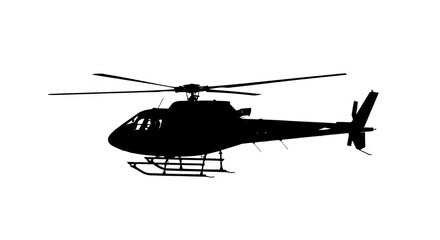 Helicopter silhouette