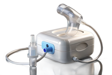 Modern medical nebulizer machine for respiratory treatment