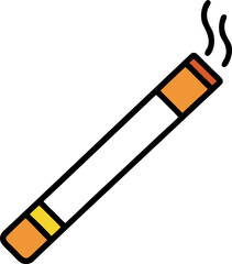 cigarette silhouette icon vector illustration