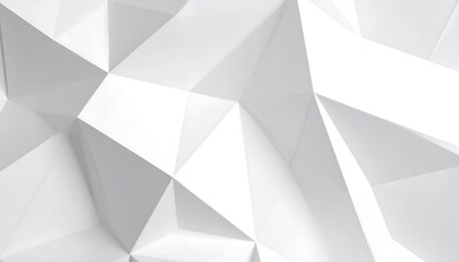 Fototapeta premium White Abstract Geometric Background. (1)