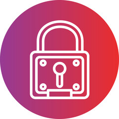 Lock Vector Icon Style  