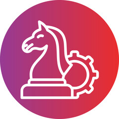 Business Strategy Vector Icon Style