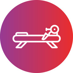 Rowing Machine Vector Style Icon