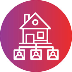 Market Segmentation Vector Icon Style