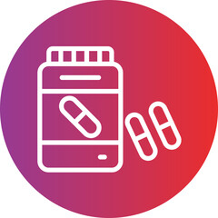 Vitamins Vector Style Icon