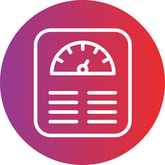 Weight Loss Vector Style Icon