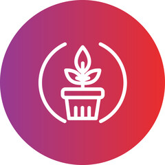 Plant-Based Vector Style Icon