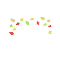 autumn leaves border
