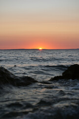Obraz premium sunset over the sea