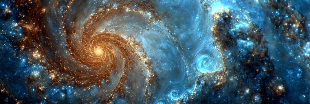 VORTICE COSMICO: RENDERING AD ALTA RISOLUZIONE DI UNA GALASSIA A SPIRALE