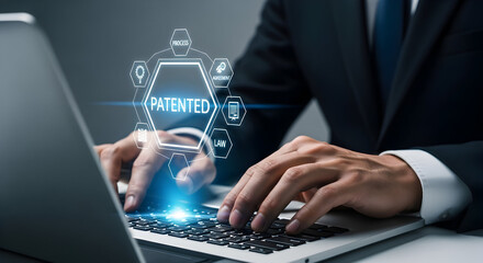 Patented Technology Business Concept