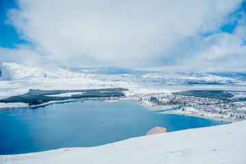 Lake Tekapo in Snow