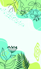 Obraz premium flower in soft beige background