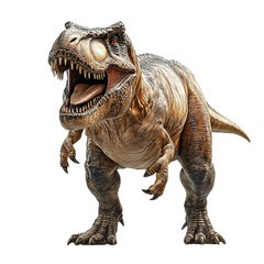 Naklejka premium Roaring Tyrannosaurus Rex Dinosaur