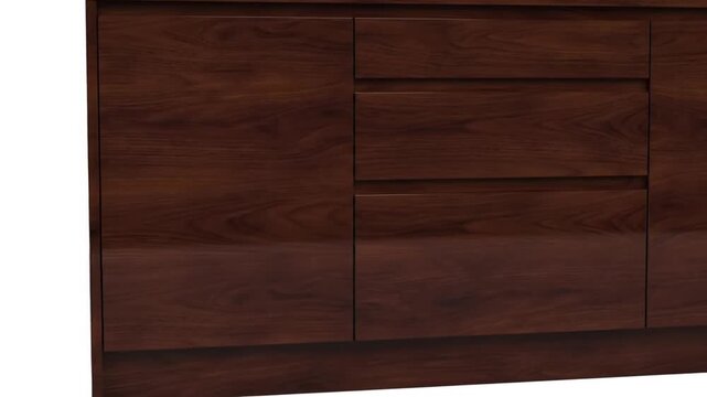brown wooden cabinet