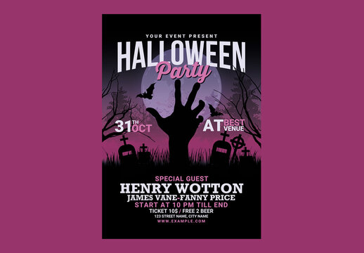 Halloween Party Flyer