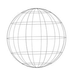 Circular geometric 3D sphere pattern design