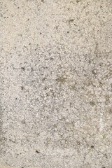 Fundo de textura de bloco de cimento de calçada. Concreto rugoso com manchas de musgo. Piso de pedra de granito velho e sujo