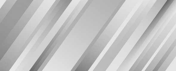 Obraz premium Abstract smooth background vector illustration geometric technology gray and white diagonal lines.vector