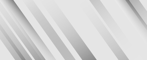 Obraz premium Abstract smooth background vector illustration geometric technology gray and white diagonal lines.vector