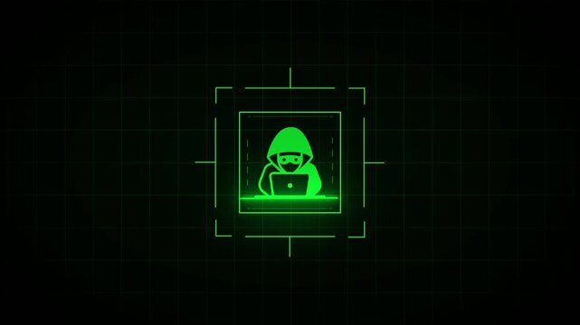 Futuristic Green Grid Target Reticle H U D Element Sci Fi Interface Scan Overlay Digital Technology Abstract Background