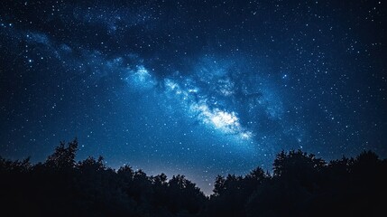 Nightscape banner showcasing a star-filled sky